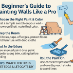How to Paint Walls Like a Professional – Easy DIY Guide for First-Timers