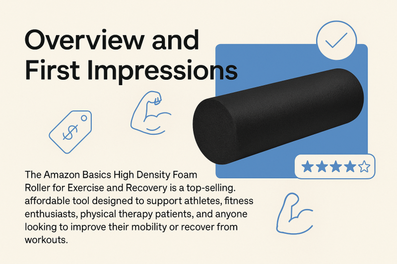 Amazon Basics Foam Roller: Top-Rated for Exercise & Recovery