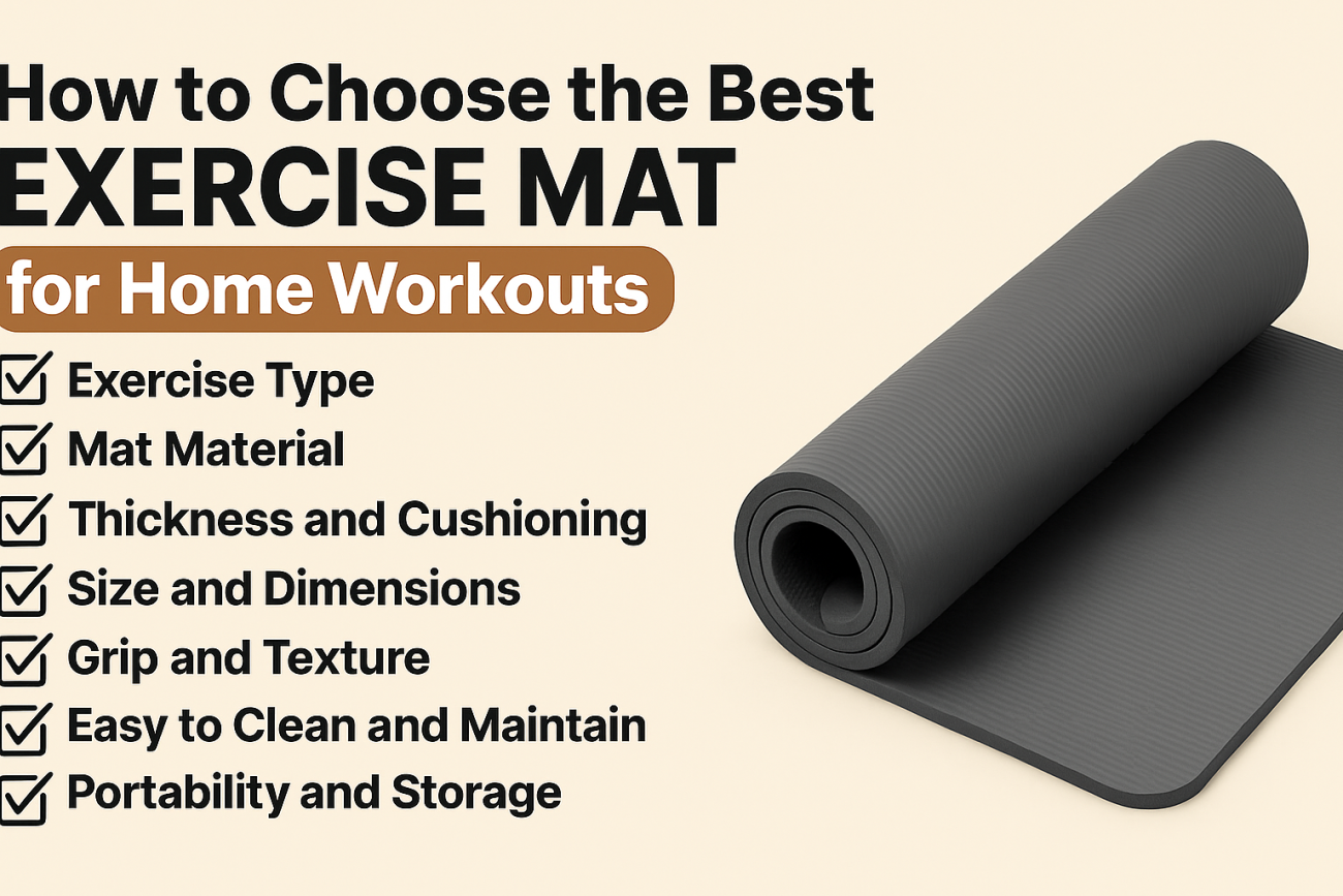How to Choose the Best Exercise Mat for Home Workouts: Expert Guide