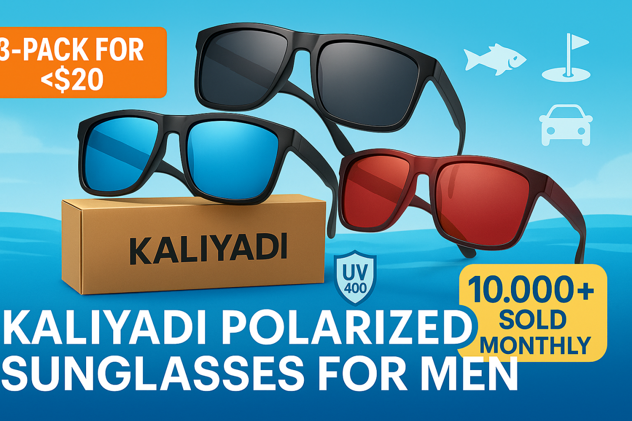 KALIYADI Polarized Sunglasses for Men – Top Rated Sports Shades