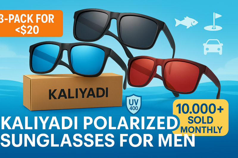 KALIYADI Polarized Sunglasses for Men – Top Rated Sports Shades