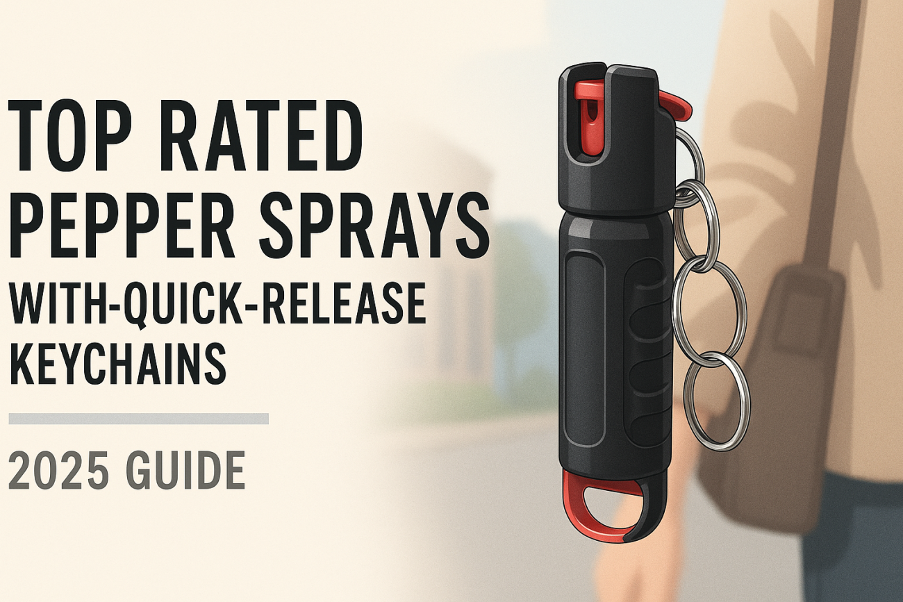 Top Rated Pepper Sprays with Quick-Release Keychains: 2025 Guide