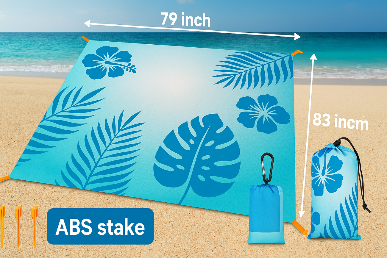 WIWIGO Beach Blanket Review: Waterproof, Sandproof, Top Rated