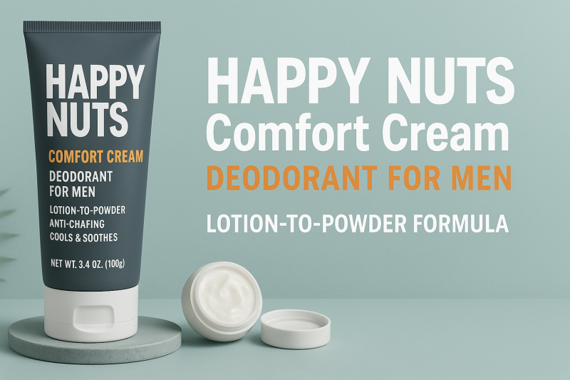 Happy Nuts Comfort Cream Review: Best Anti-Chafing Deodorant for Men