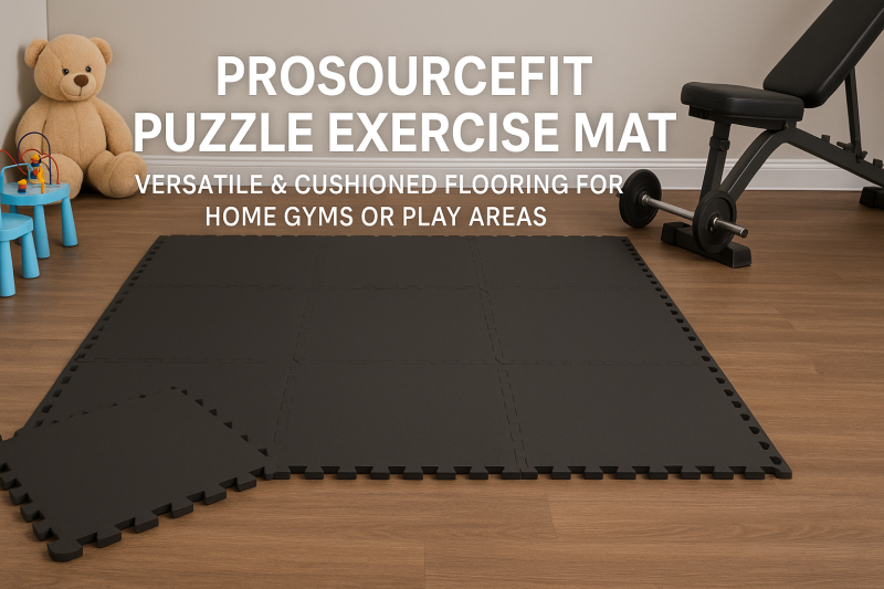 ProsourceFit Puzzle Exercise Mat – Top Rated Home Gym Flooring