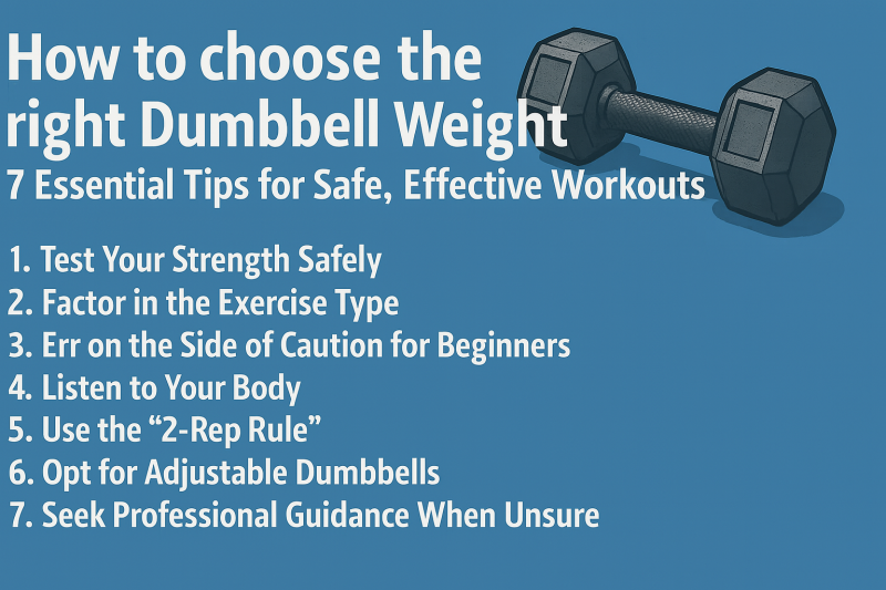 How to choose the right Dumbbell Weight: 7 Essential Tips for Safe, Effective Workouts