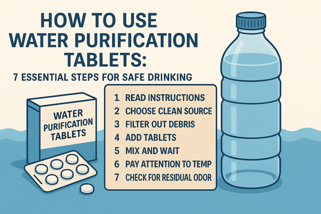 How to Use Water Purification Tablets: 7 Essential Steps for Safe Drinking