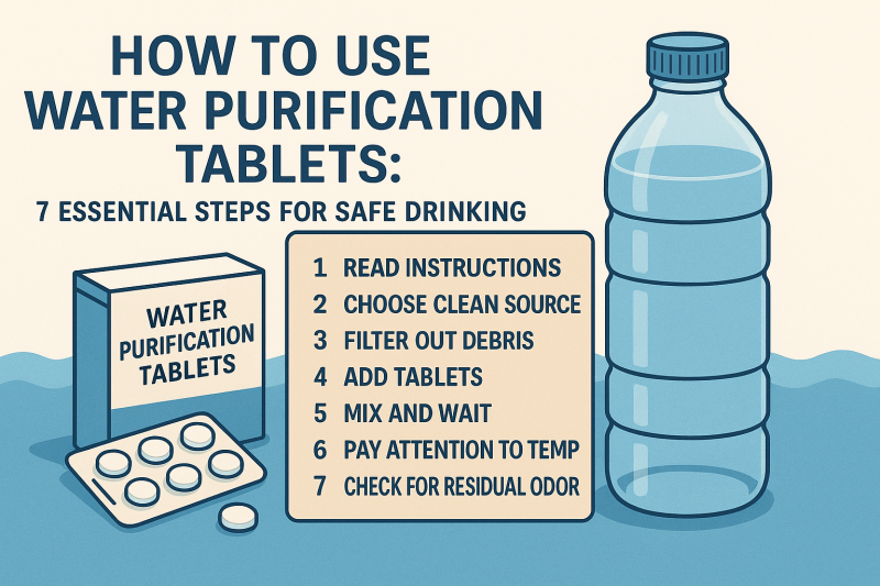 How to Use Water Purification Tablets: 7 Essential Steps for Safe Drinking