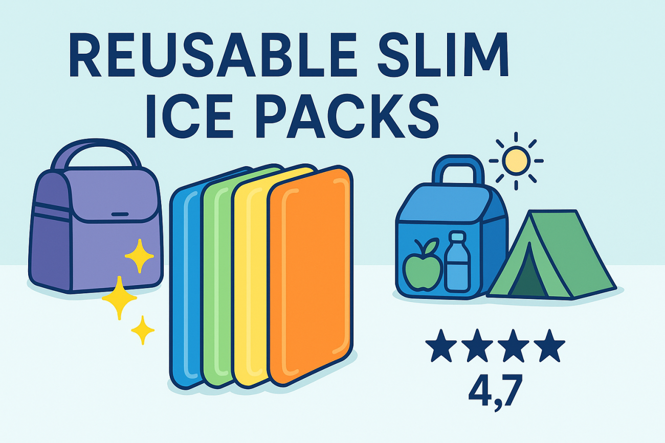 Top-Rated Fit + Fresh Slim Ice Packs – Best for Lunch Bags & Coolers