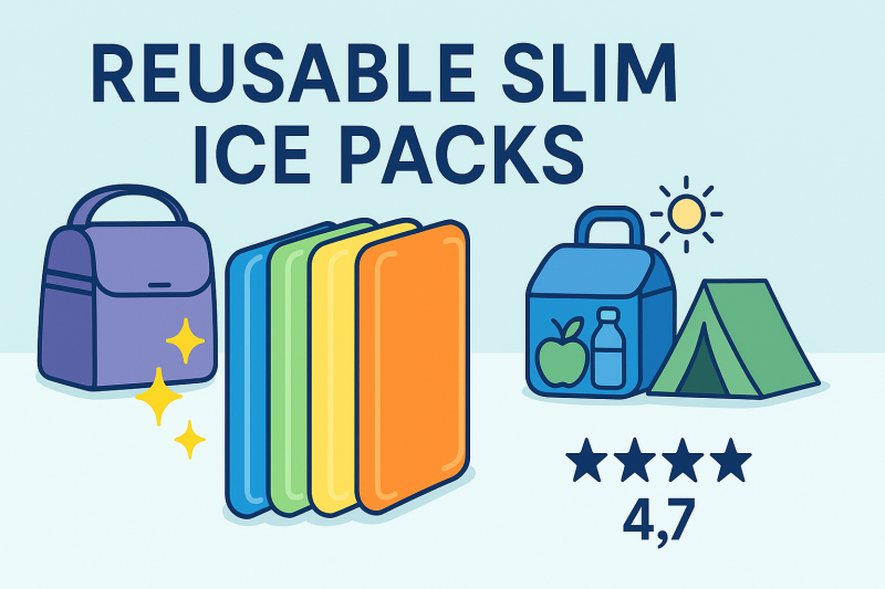 Top-Rated Fit + Fresh Slim Ice Packs – Best for Lunch Bags & Coolers