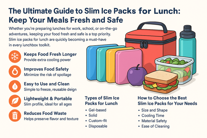 The Ultimate Guide to Slim Ice Packs for Lunch: Keep Your Meals Fresh and Safe