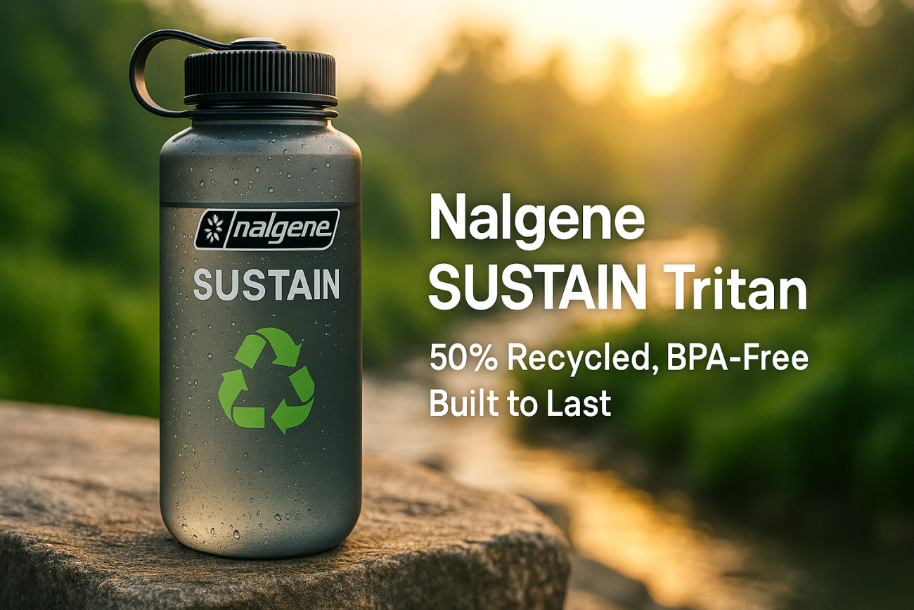 Nalgene Sustain 32oz BPA-Free Water Bottle – Eco-Friendly & Durable