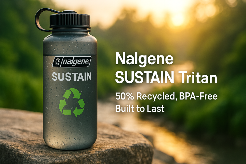 Nalgene Sustain 32oz BPA-Free Water Bottle – Eco-Friendly & Durable