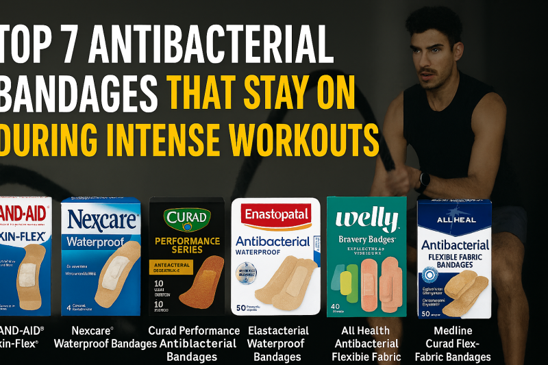 Top 7 Antibacterial Bandages That Stay On During Intense Workouts