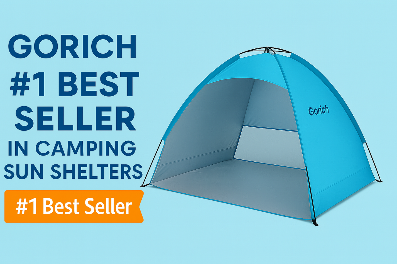 Gorich Beach Tent Sun Shelter Review: Spacious, Portable, and UV-Protected Beach Shade
