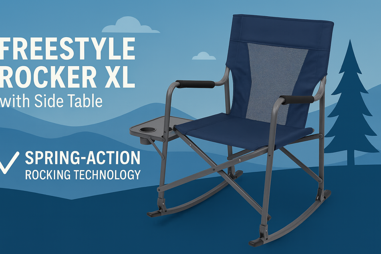GCI Outdoor Freestyle Rocker XL with Side Table Review: The Ultimate Heavy-Duty Camping Chair