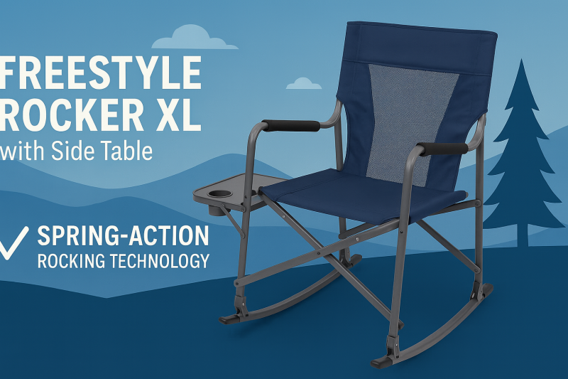 GCI Outdoor Freestyle Rocker XL with Side Table Review: The Ultimate Heavy-Duty Camping Chair