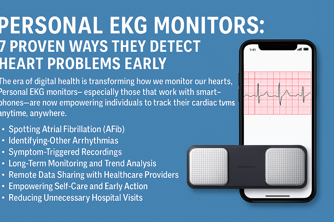Personal EKG Monitors: 7 Proven Ways They Detect Heart Problems Early