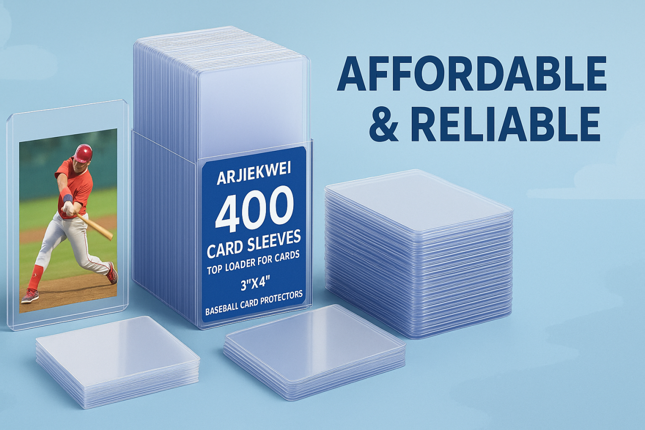 Arjiekwei 400 Card Sleeves Top Loaders Review: Best Card Protectors for Collectors