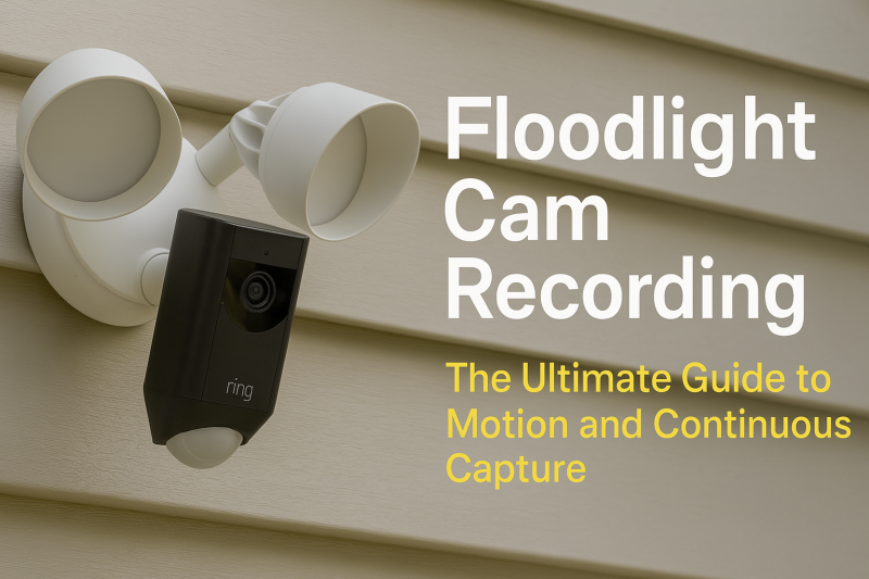 Floodlight Cam Recording: The Ultimate Guide to Motion and Continuous Capture