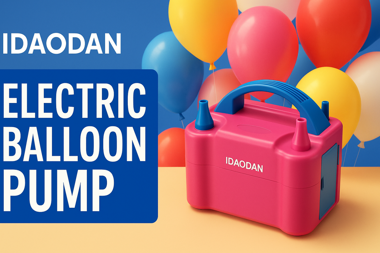 IDAODAN Electric Balloon Pump Review: Portable Party Essential for Fast Balloon Inflation