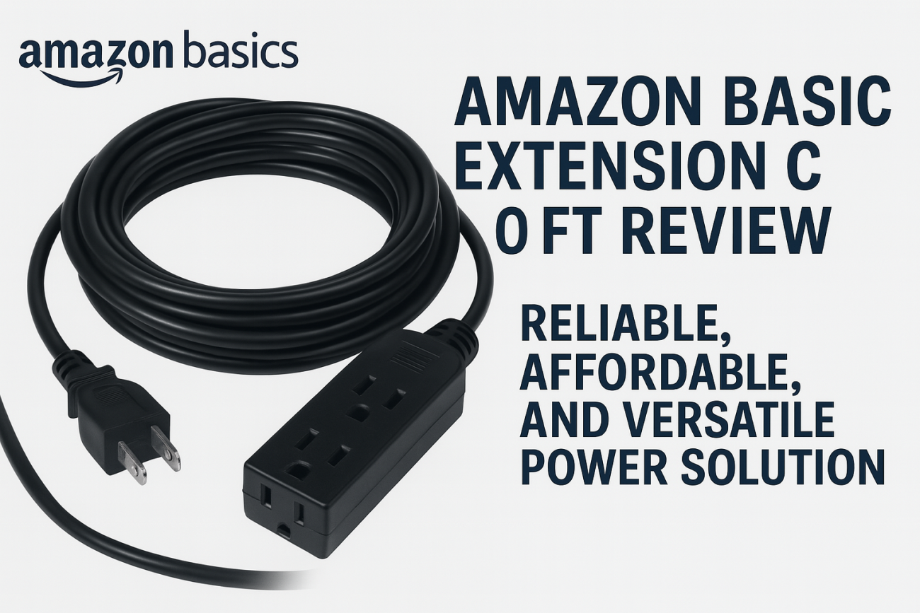 Amazon Basics Extension Cord 10 Ft Review: Reliable, Affordable, and Versatile Power Solution