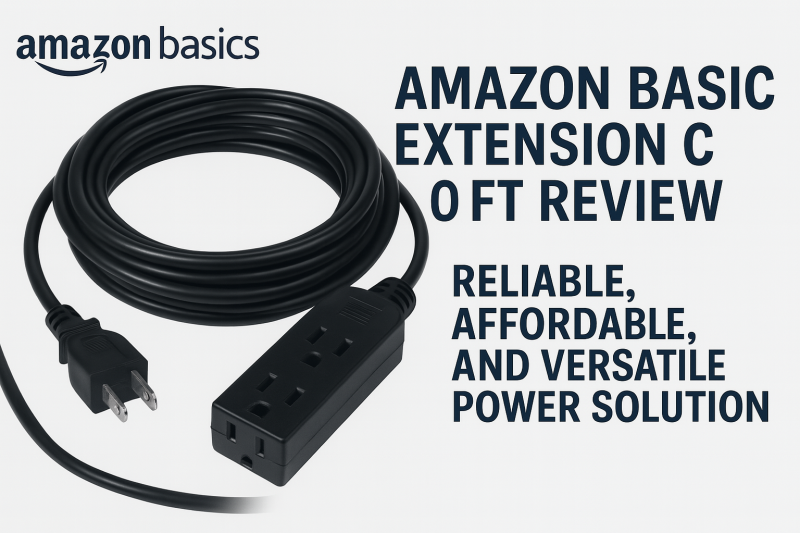 Amazon Basics Extension Cord 10 Ft Review: Reliable, Affordable, and Versatile Power Solution