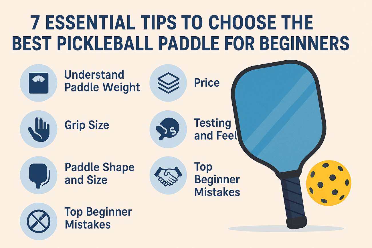 7 Essential Tips to Choose the Best Pickleball Paddle for Beginners