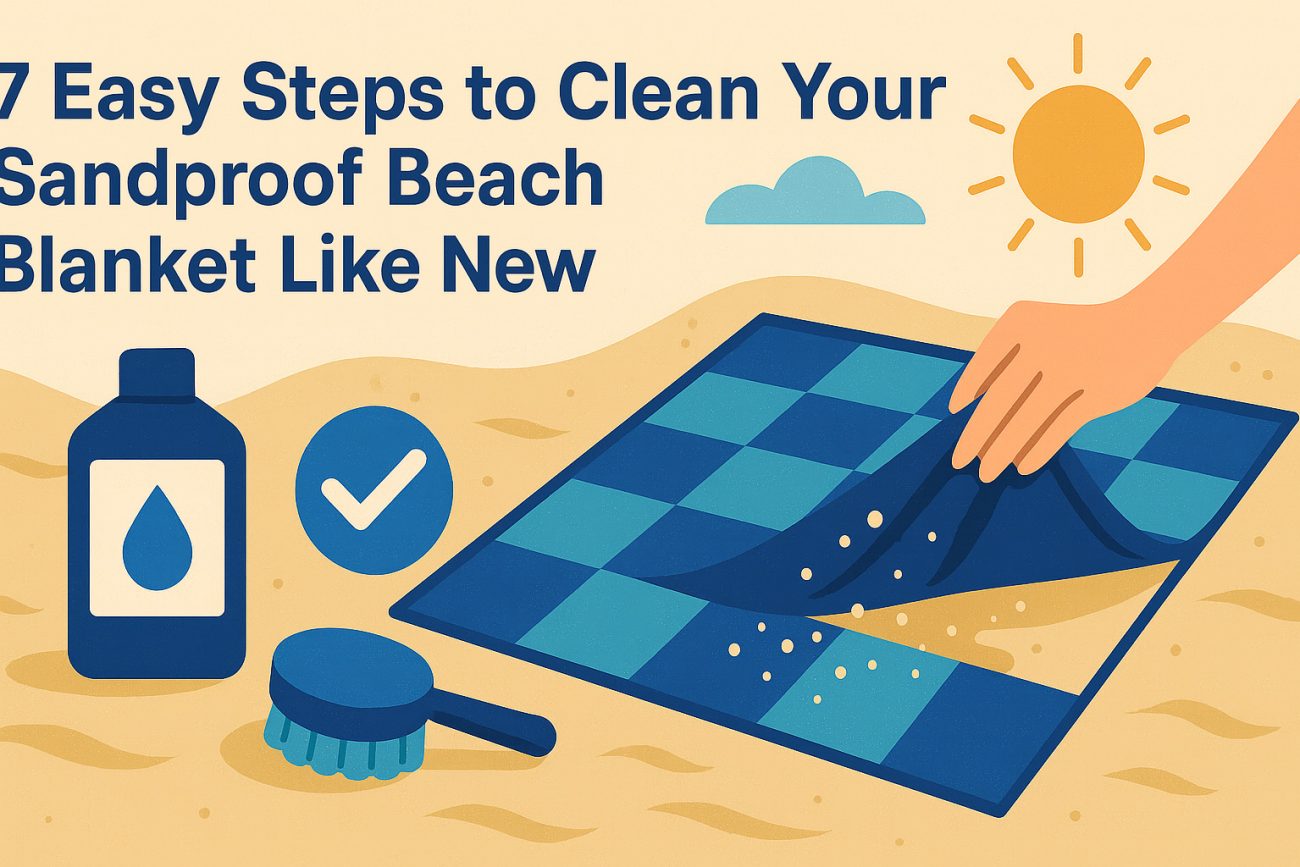 7 Easy Steps to Clean Your Sandproof Beach Blanket Like New