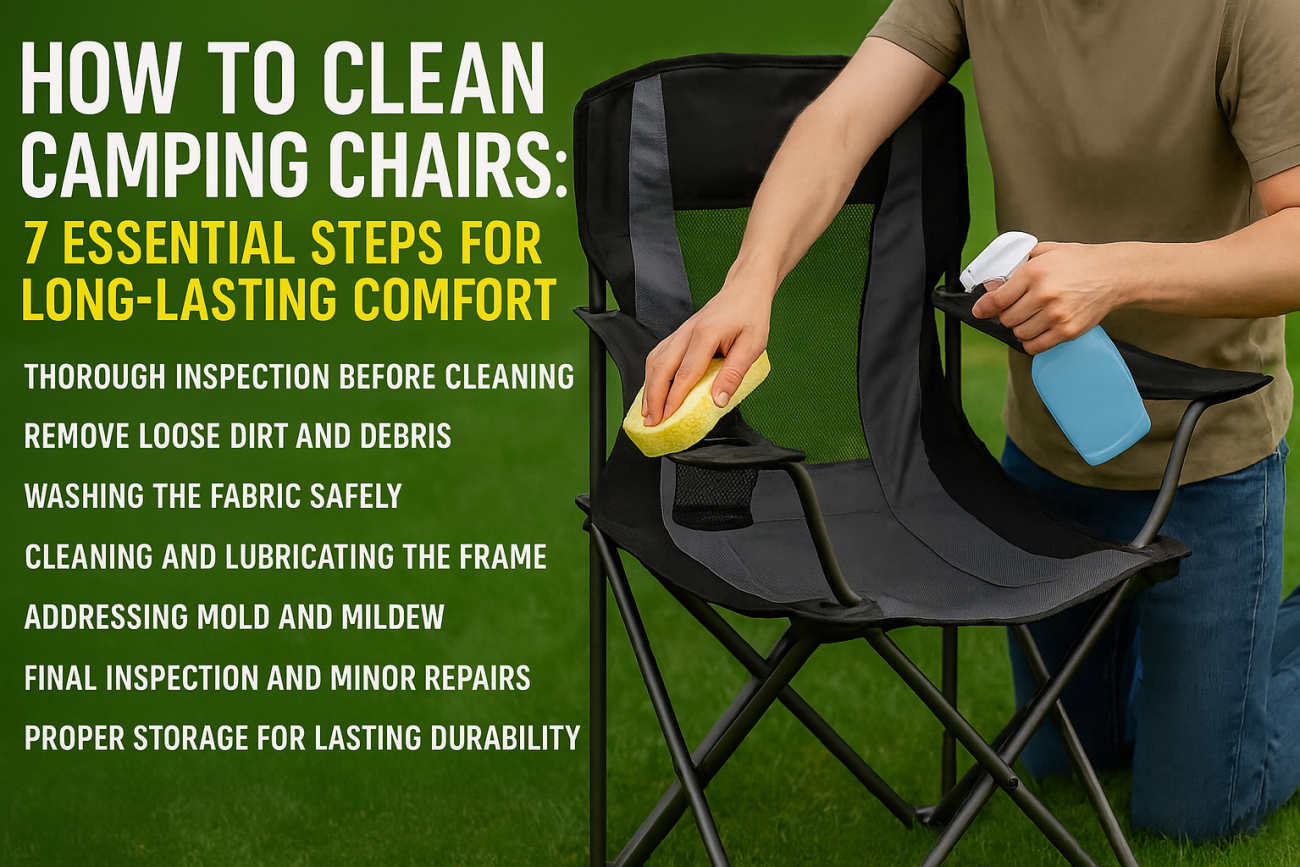 How to Clean Camping Chairs: 7 Essential Steps for Long-Lasting Comfort