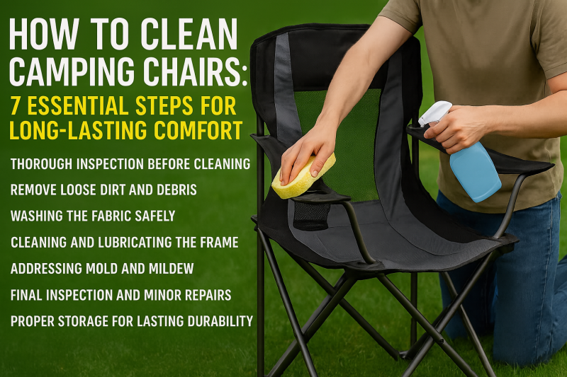 How to Clean Camping Chairs: 7 Essential Steps for Long-Lasting Comfort