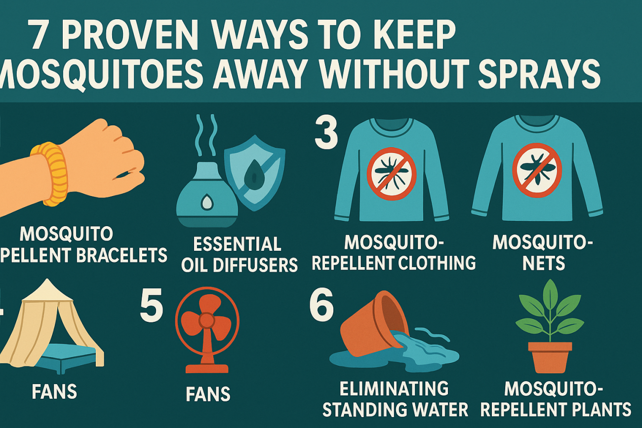 7 Proven Ways to Keep Mosquitoes Away Without Sprays: Your Complete Guide