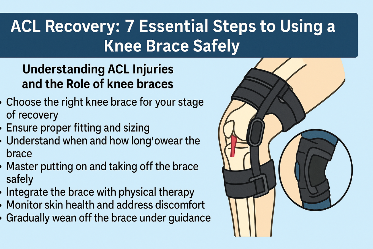 ACL Recovery: 7 Essential Steps to Using a Knee Brace Safely