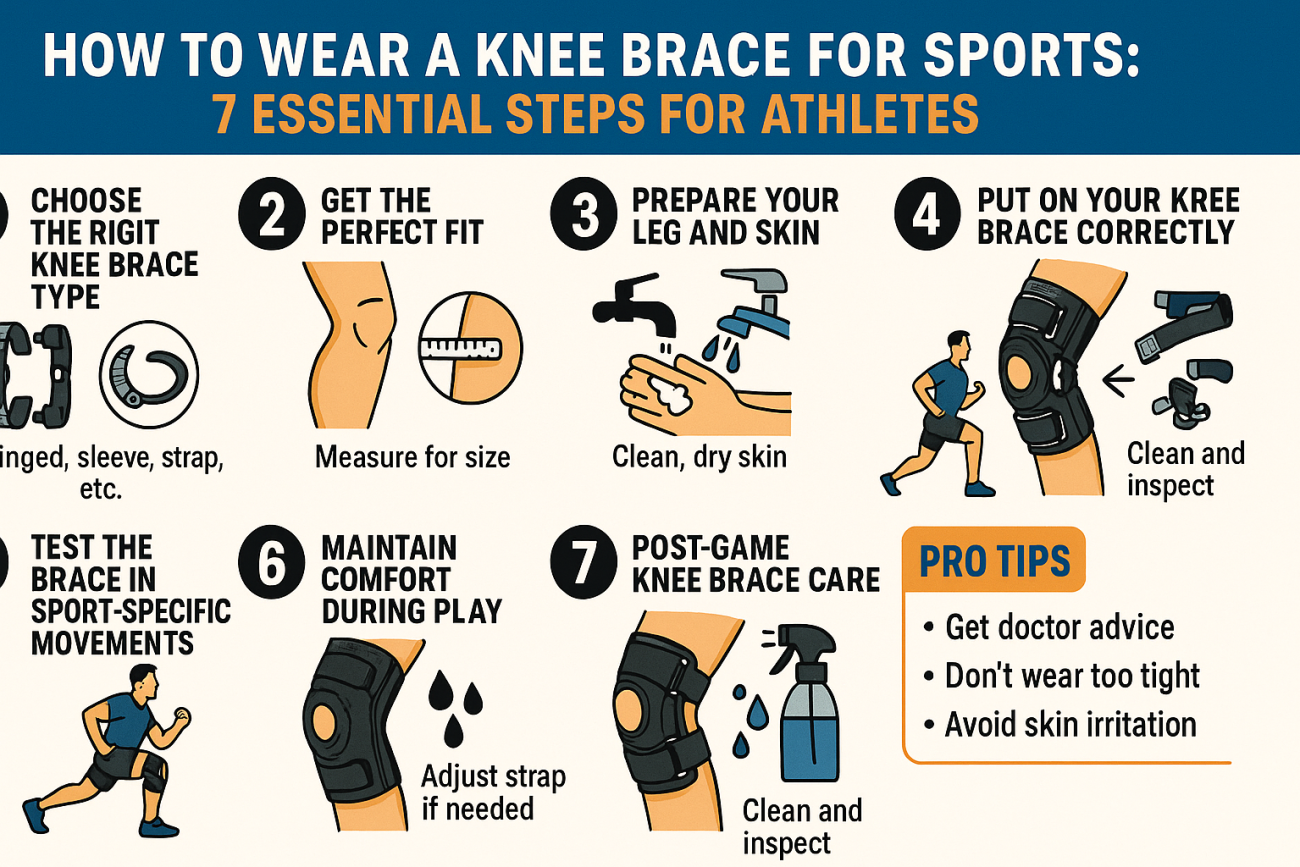 How to Wear a Knee Brace for Sports: 7 Essential Steps for Athletes
