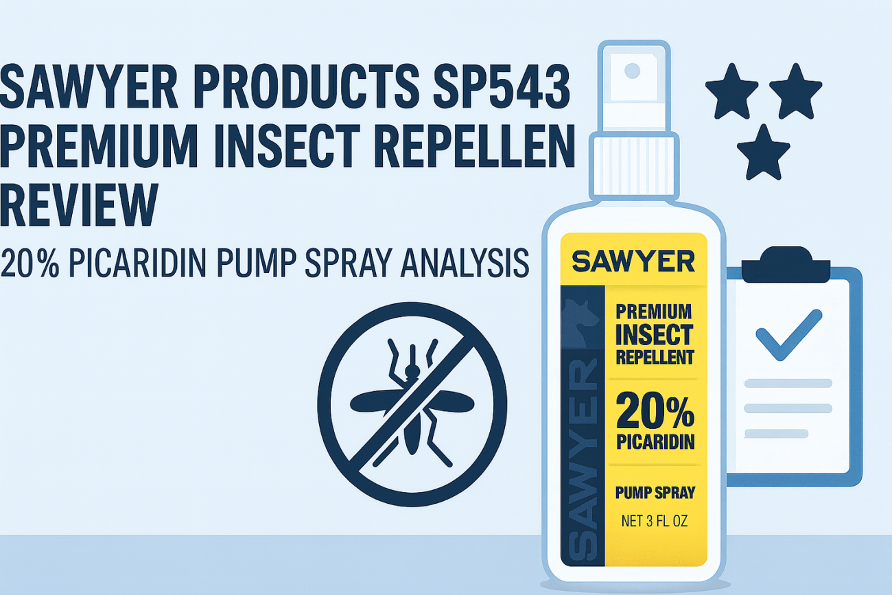 Sawyer Products SP543 Premium Insect Repellent Review: 20% Picaridin Pump Spray Analysis