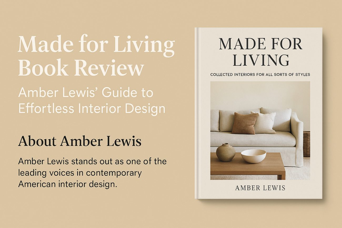 Made for Living Book Review: Amber Lewis’ Guide to Effortless Interior Design