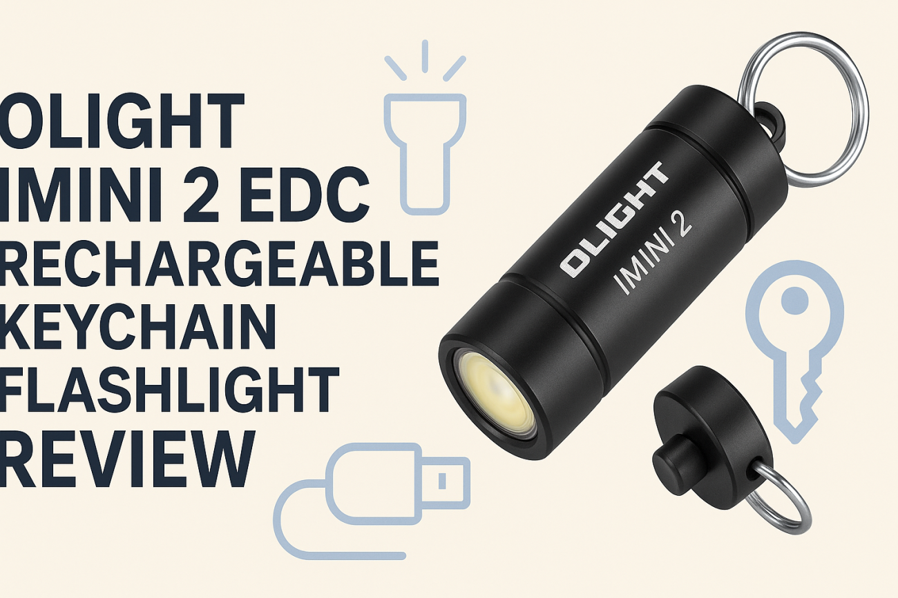 OLIGHT IMINI 2 EDC Rechargeable Keychain Flashlight Review: Compact Power and Everyday Convenience