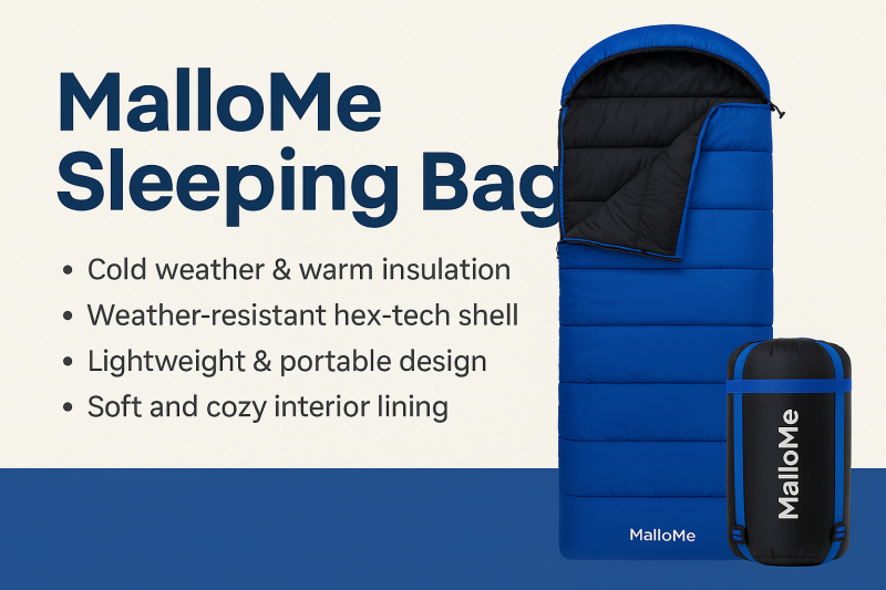 MalloMe Sleeping Bag Review: Best Value Sleeping Bag for Camping, Hiking & Backpacking