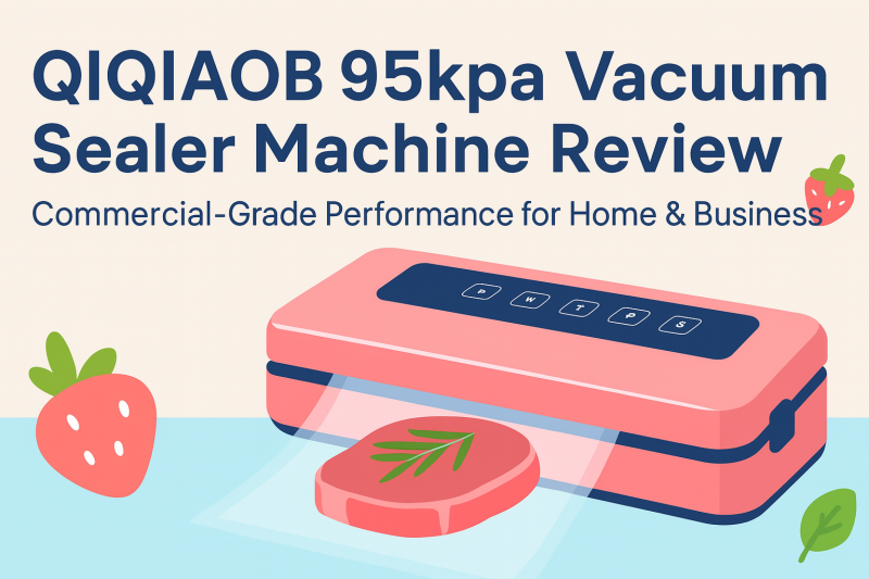 QIQIAOB 95kpa Vacuum Sealer Machine Review: Commercial-Grade Performance for Home & Business