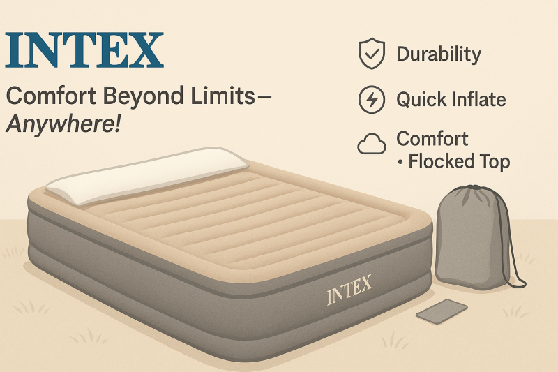 Intex 64101E Dura-Beam Standard Single-High Air Mattress Review: Comfort, Durability, and Value