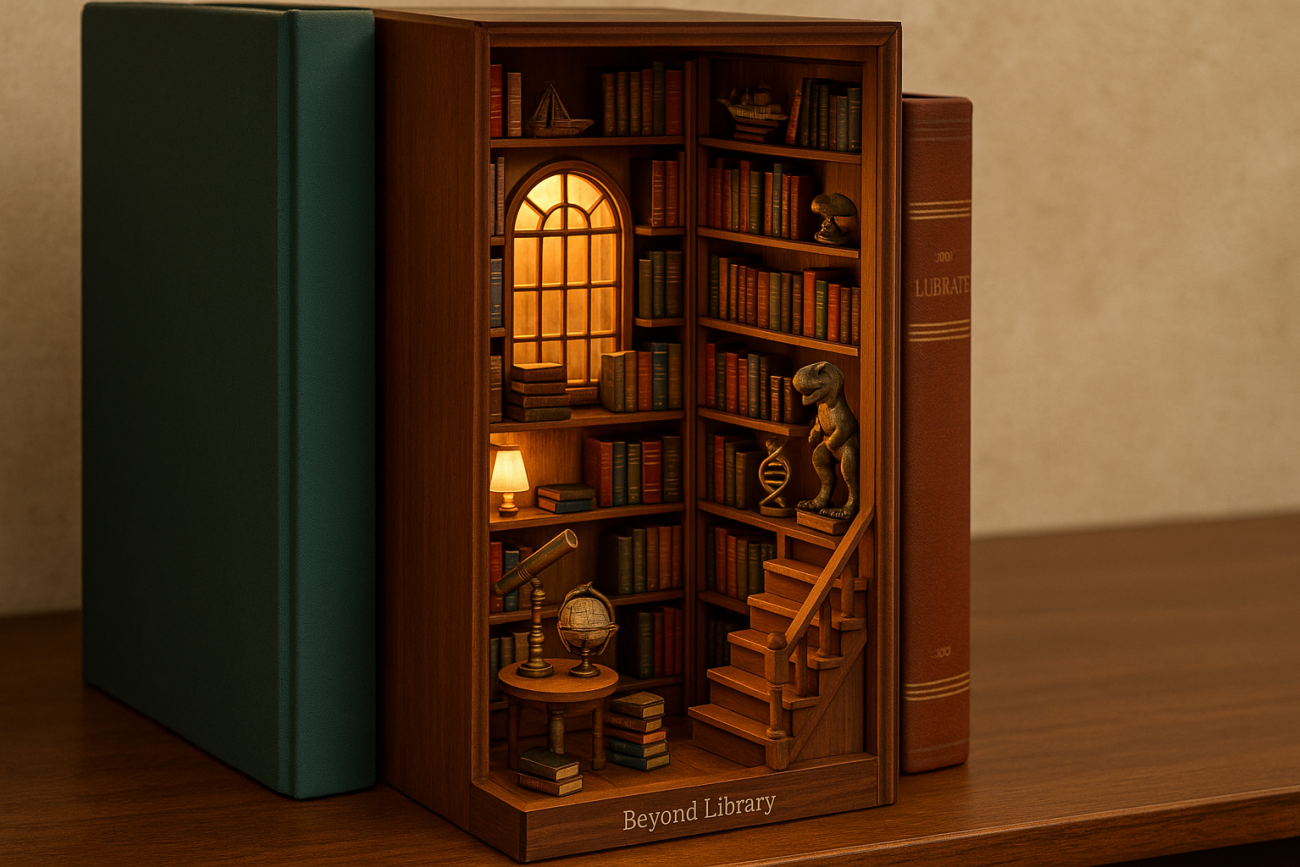 CCCDF Beyond Library Book Nook Review: Premium DIY Miniature Bookend Kit